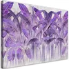 Leinwandbild Lila Bananenblätter 100x70 Feeby Violett bild Produktbild-Vorschau 1