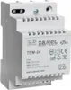 A white electrical transformer device with product information printed on its front. Náhľad obrázku produktu