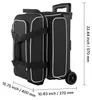 SucceBuy Bowlingtasche für 2 Bälle mit Rollen, separatem Produktbild-Vorschau 8