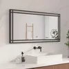 Badspiegel mit LED Beleuchtung 120x60cm Kaltweiß Licht Produktbild-Vorschau 3