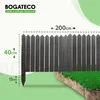 BOGATECO Rollborder Holzlatten | 40cm Hoch & 200cm lang | Produktbild-Vorschau 2