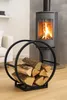 Kaminholzständer Ø52 cm rund – Holzkorb Kaminholzregal Produktbild-Vorschau 7