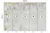 Muralo Vlies Fototapete Für Wohnzimmer BLÄTTER Blumen Beton Produktbild-Vorschau 2
