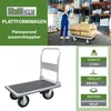 Plattformwagen 300 kg luftbereift Transportwagen Handwagen Produktbild-Vorschau 2