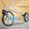 Déambulateur pliable et léger ELONEO en carbone avec siège, Voir les images du produit 4