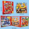 Habarri | Magnetpuzzles - Baufahrzeuge - Motiv Feuerwehr - Produktbild-Vorschau 9