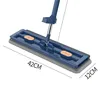 A close-up view of a flat mop head with dimensions indicated. Anteprima dell’immagine prodotto