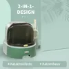 PawHut Katzentoilette, Katzenhaus, Katzenklo inklusive Produktbild-Vorschau 4
