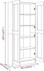 vidaXL Libreria in rovere affumicato 82,5x30,5x185,5 cm Anteprima dell’immagine prodotto 9