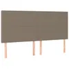 vidaXL Boxspringbett mit Matratze & LED Taupe 200x200 cm Produktbild-Vorschau 8