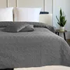 Přehoz na postel Parla 3D tmavě šedý 220x240 cm + 2x 40x40 Náhled obrázku produktu 1