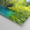 Bilder auf glas - Wasserfall Forrest Himmel - 150x100cm - Produktbild-Vorschau 5