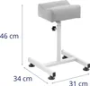 Expondo physa Beinstütze Fußpflege - 24 x 22 cm - Grau Produktbild-Vorschau 8