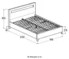 HOME DELUXE - LED Bett ASTEROID - Schwarz, 180 x 200 cm - Produktbild-Vorschau 5