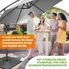 KESSER® Alu Ampelschirm Sonnenschirm + Abdeckung Ø300 cm / Produktbild-Vorschau 6