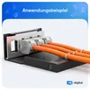 hb-digital Patchpanel 4 Port fuer Keystone Module Gehaeuse Produktbild-Vorschau 4