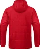 JAKO Kinder Coachjacke Team mit Kapuze, Farbe:rot, Produktbild-Vorschau 2