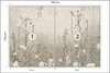 Muralo Selbstklebende Fototapete BLUMEN Blätter Pflanzen Produktbild-Vorschau 2