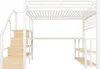 Merax Etagenbett Hochbett 140x200 cm, Kinderbett mit Produktbild-Vorschau 9