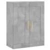 vidaXL Wandschrank Betongrau 69,5x34x90 cm Holzwerkstoff - Produktbild-Vorschau 3