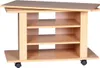 TV HiFi Bank OREGON Buche Fernsehtisch drehbar & rollbar 75 Produktbild-Vorschau 3