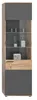 Vitrine Mason | Nox Oak / Basalt Grau ohne Beleuchtung Produktbild-Vorschau 2