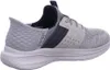 A side view of a gray SKECHERS slip-on shoe. Anteprima dell’immagine prodotto