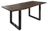 MASSIVMOEBEL24.DE Baumtisch Akazie 220x100x76 grau Beine Produktbild-Vorschau 1