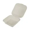 Papstar Hamburger Boxen aus Zuckerrohr weiß 14 x 15 x 8 cm Produktbild-Vorschau 6