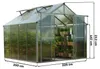 GFP Serre Topas 4 cadre aluminium 225x259 cm Plaques double Voir les images du produit 3