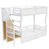 Merax Etagenbett Eisenbett 90x200cm mit LED und Treppe Produktbild-Vorschau 10