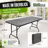 Buffettisch Klapptisch 180 x 75 cm Holzoptik klappbar Produktbild-Vorschau 2