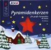 Świece piramidki duże w opakowaniu 18 | 3 kolory Podgląd zdjęcia produktu 5