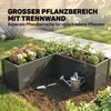 Outsunny Hochbeet L-förmig Blumenhochbeet Produktbild-Vorschau 4