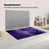 KitchenYeah© Herdabdeckplatte Aquarell - Sterne - Lila , Produktbild-Vorschau 3