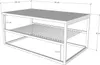 Skye Decor, Asude - White, konferenční stolky, bílá, 95 x Náhled obrázku produktu 9