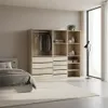 A bedroom scene with a modular wardrobe and a bed. Anteprima dell’immagine prodotto