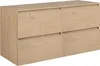 A light brown wooden cabinet with four drawers, presented against a white background. Náhled obrázku produktu