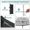 COSTWAY Pavilon 3x3m, skládací pavilon odolný proti zimě, Náhled obrázku produktu 6