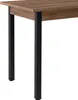 Esstisch 'Den Haag' 120x60 cm Stahl Walnussoptik Produktbild-Vorschau 5