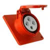 Presa CEE da incasso angolata 400V 16A 4P 83x90 mm 2064 Anteprima dell’immagine prodotto 4