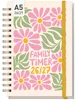 Family-Timer 2026/2027 / 17 Monate / A5 / Flower Power Pink Produktbild-Vorschau 1