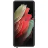 A black Samsung Galaxy S21 Ultra phone case is shown from the front. Podgląd zdjęcia produktu