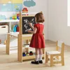 COSTWAY Kindertisch, Kindersitzgruppe mit Whiteboard, Produktbild-Vorschau 8