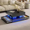 UnboxG Couchtisch 78×78×43 cm Schwarz, Hochglanz Produktbild-Vorschau 11