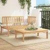 vidaXL 2-tlg. Garten-Sofagarnitur aus Paletten Massivholz Produktbild-Vorschau 2