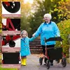 Faltbarer Leichtgewicht-Rollator mit Sitz, Aluminium, 136 Produktbild-Vorschau 3