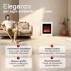KAMINIO Camino elettrico KALLE - Camino elettrico da terra Anteprima dell’immagine prodotto 2