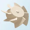 A 3D rendering of a beige fan impeller against a light blue gradient background. Anteprima dell’immagine prodotto