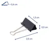 MAUL Foldback-Klemmer Federstahl Metall 12 Stück 15 mm Produktbild-Vorschau 1